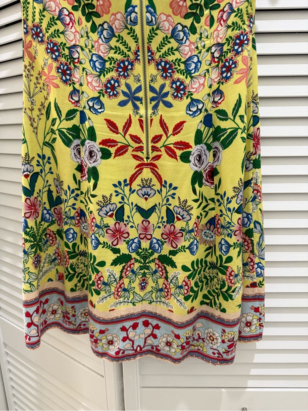Alice + Olivia Yellow Floral Mini Dress - Picture 5 of 9